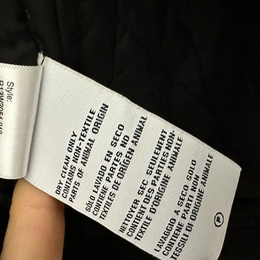 R13 shrunken‎ quilted roadie jacket silk leopard - Picture 13 of 16